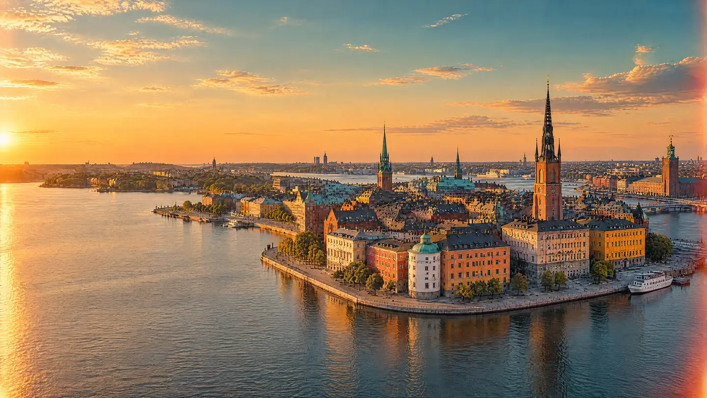 Altstadtinsel Gamla Stan in Stockholm